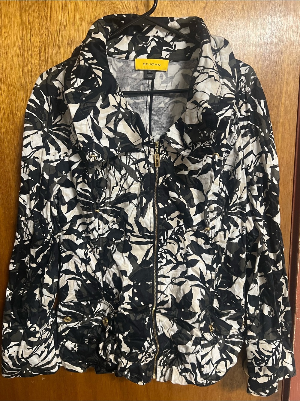 St. John floral pattern jacket